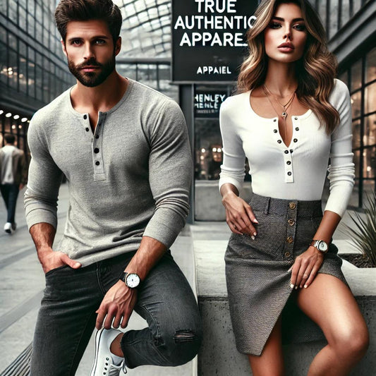 example of How to Wear a Henley T-Shirt