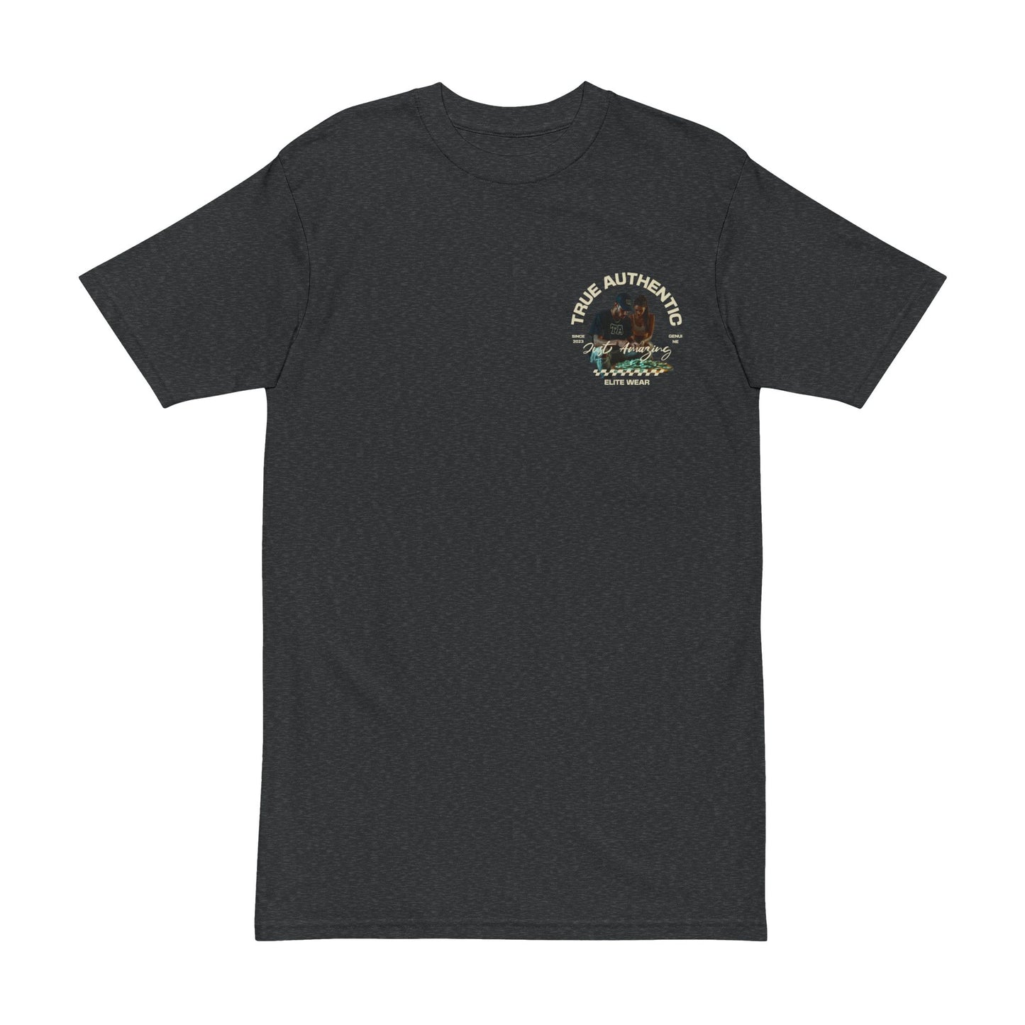 True Authentic 'Just Amazing' Tee for Casual Wear (Men’s Heavyweight Tee)