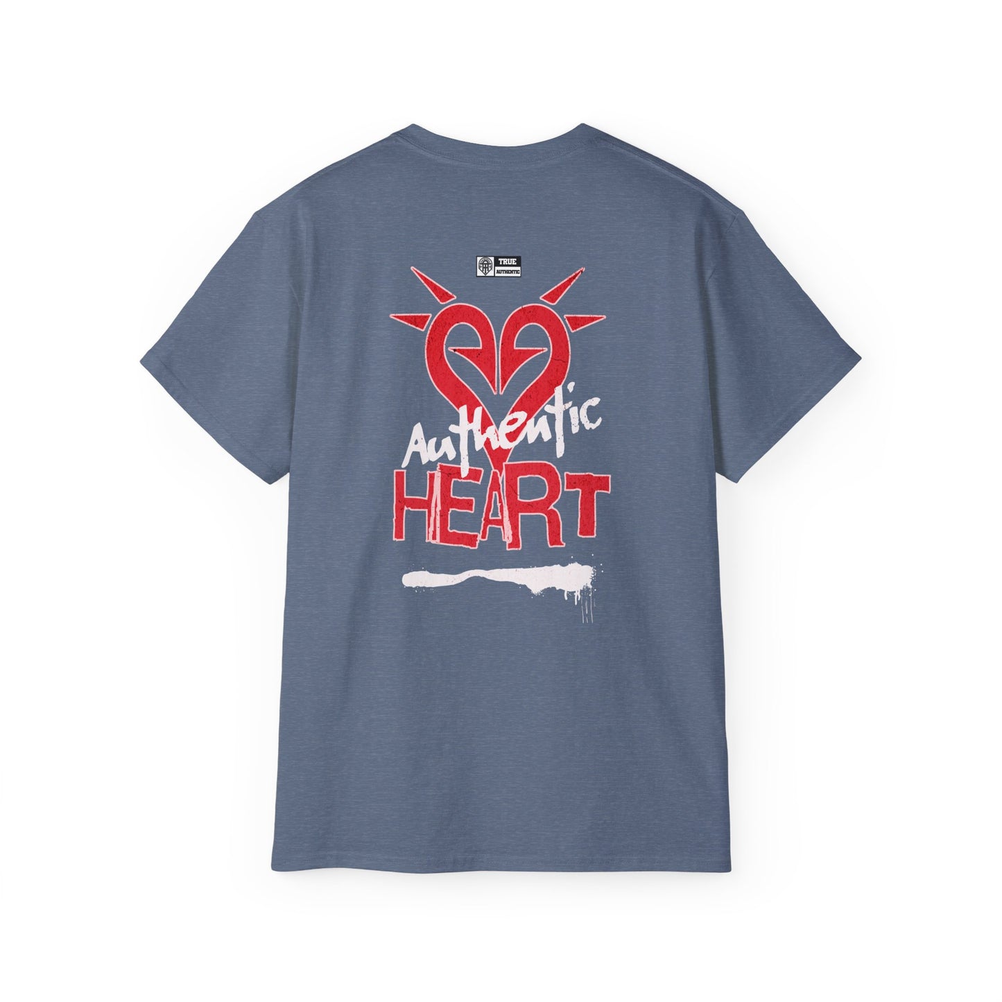 TRUE AUTHENTIC Authentic Heart Unisex Ultra Cotton Tee – Bold Graphic T-Shirt for Expressive Wear