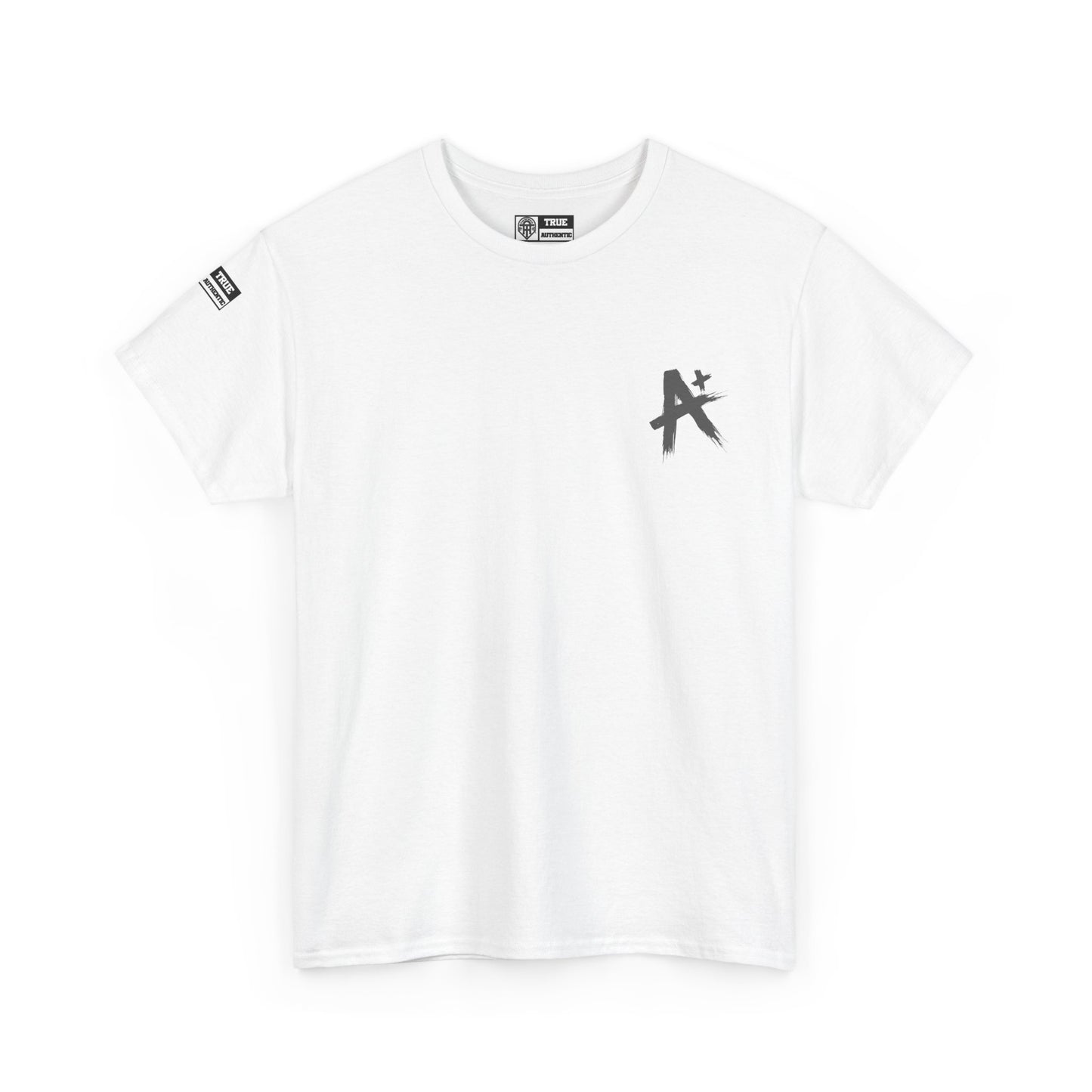 TRUE AUTHENTIC Unisex Heavy Cotton Tee – Stylish A+ Design for Everyday Wear