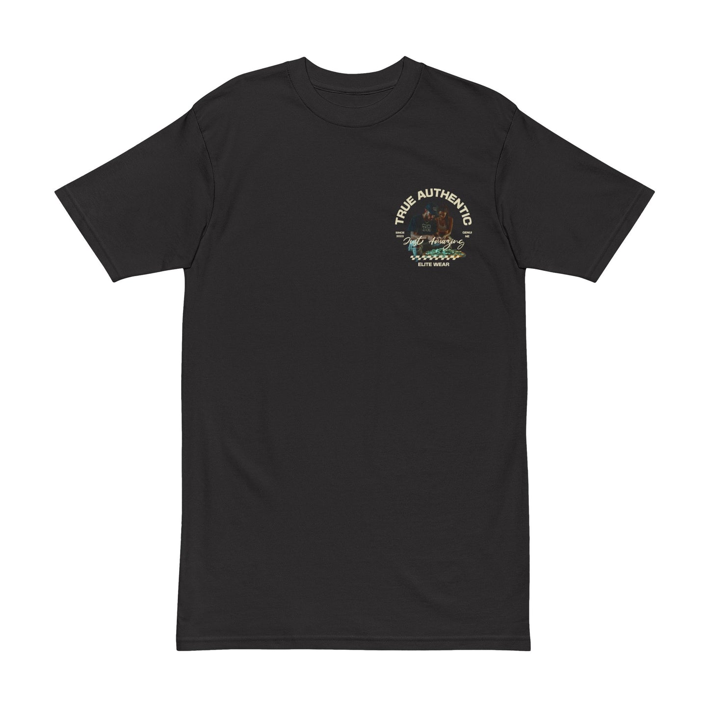 True Authentic 'Just Amazing' Tee for Casual Wear (Men’s Heavyweight Tee)