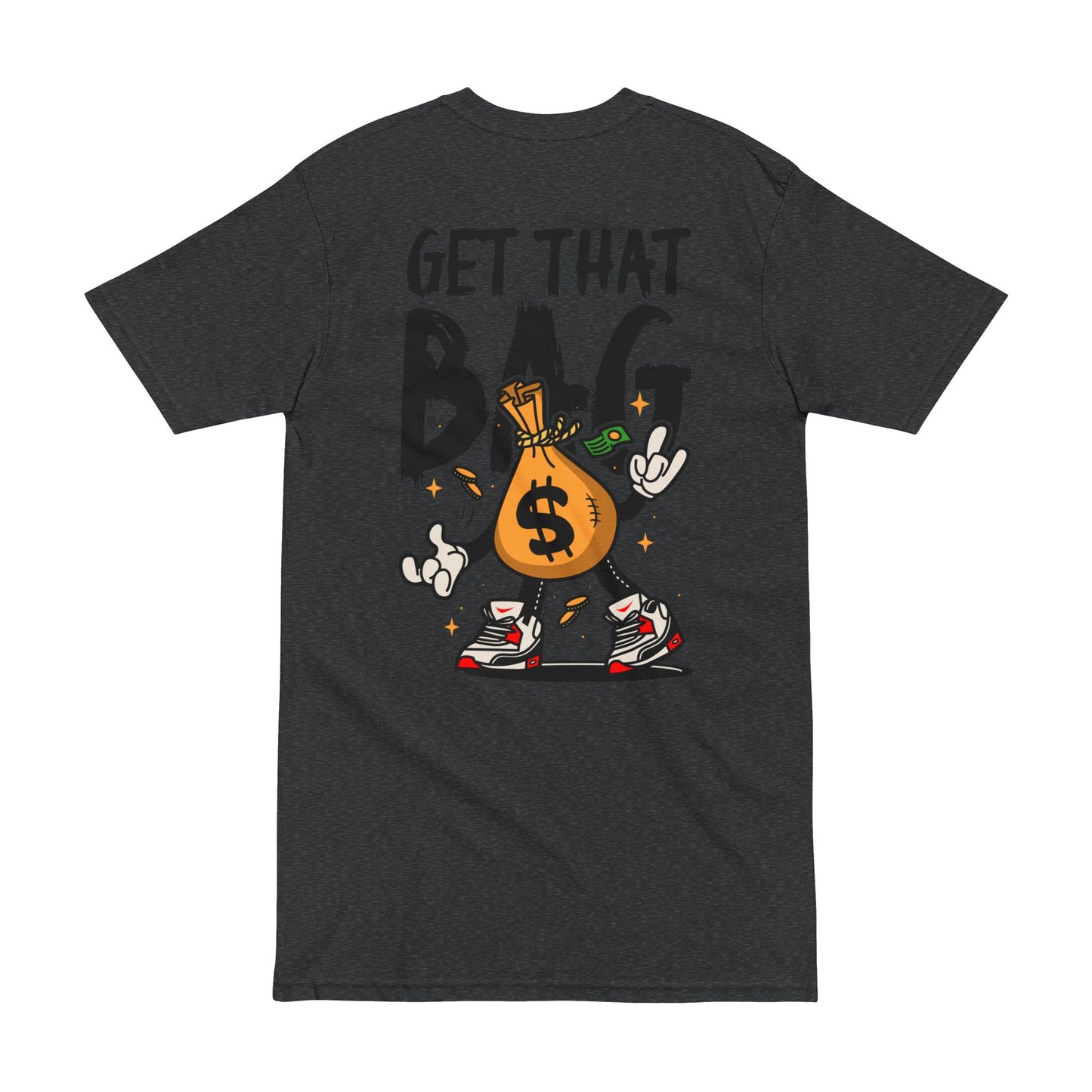 Get That Bag Graphic Tee for Hustlers — Men’s Heavyweight Tee