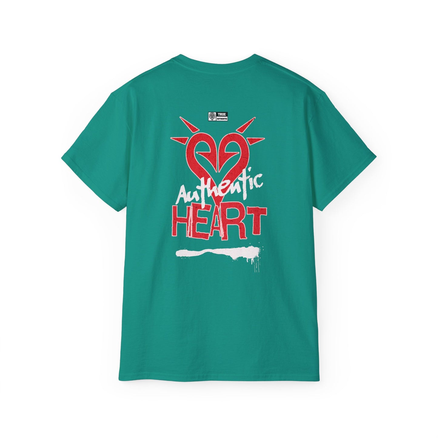 TRUE AUTHENTIC Authentic Heart Unisex Ultra Cotton Tee – Bold Graphic T-Shirt for Expressive Wear