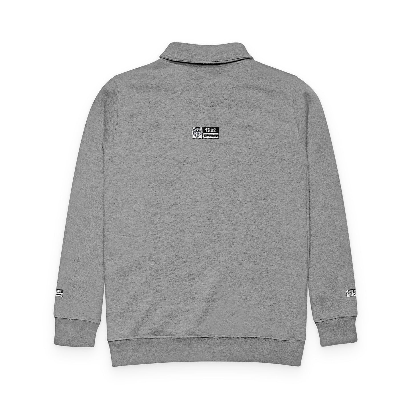 TRUE AUTHENTIC TAG LOGO Cozy Unisex Fleece Pullover with Embroidered Design
