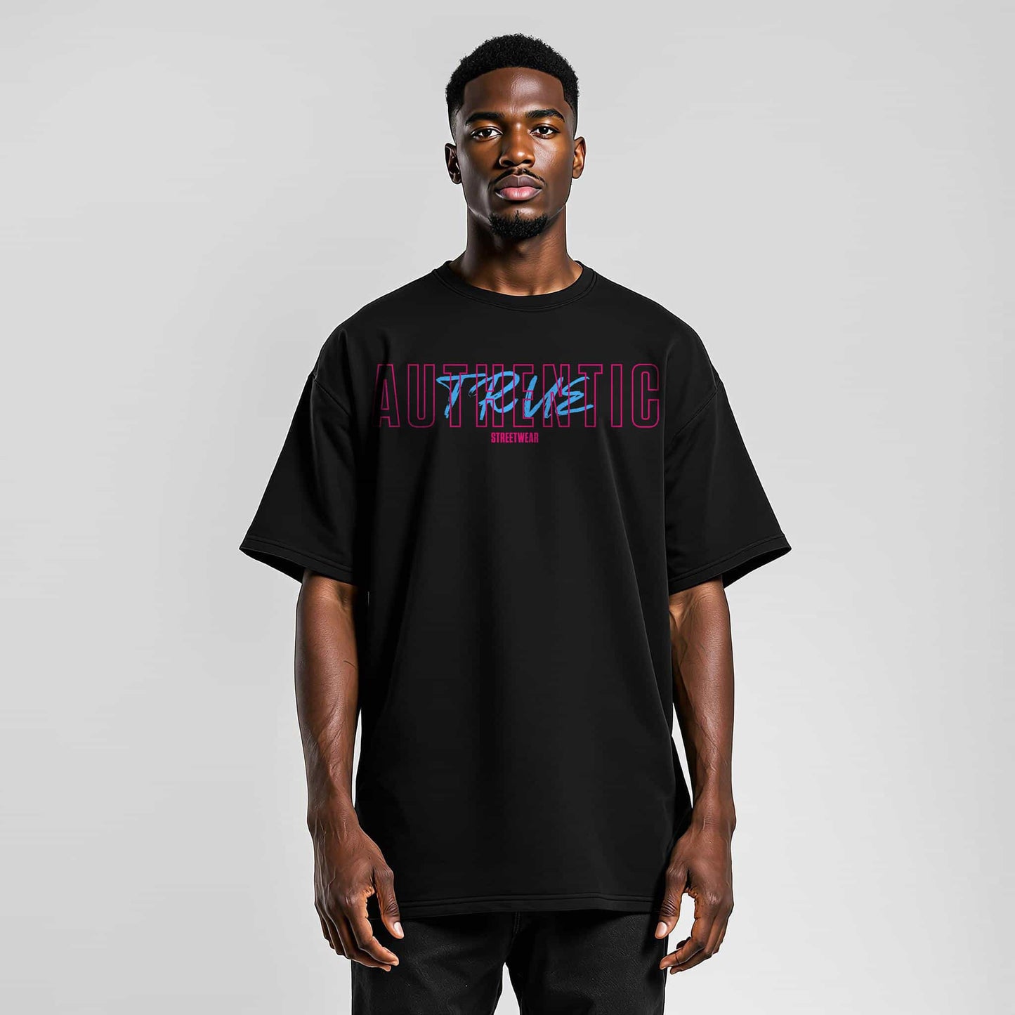 True Authentic Everyday Comfort Unisex Vintage-Style Graphic Tee