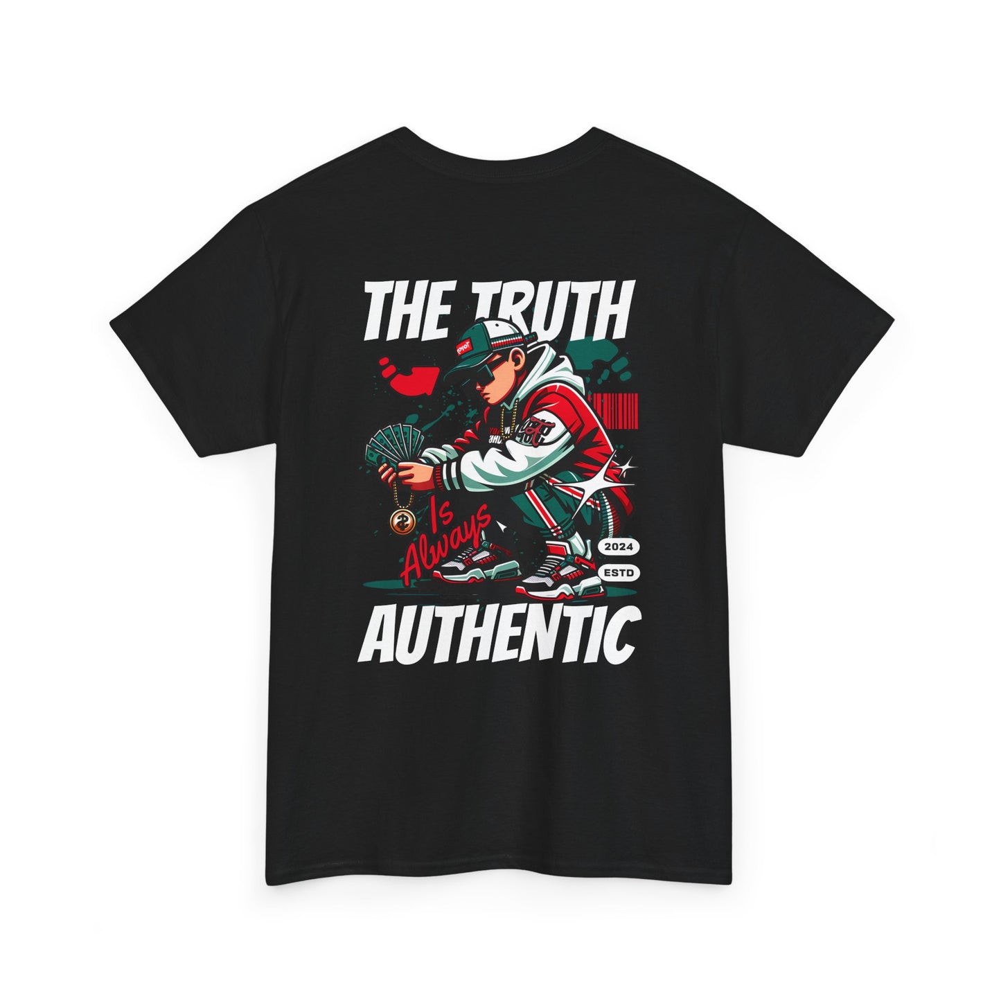 Authentic Truth Unisex Heavy Cotton Tee - Streetwear Graphic T-Shirt