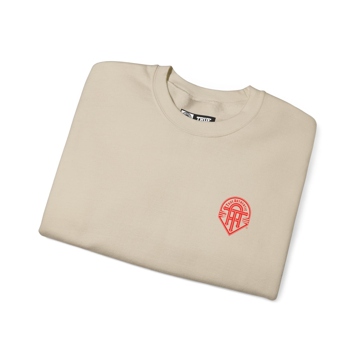 TRUE AUTHENTIC LOGO Stylish Unisex Heavy Blend Crewneck Sweatshirt - Soft Touch & Cozy Vibes