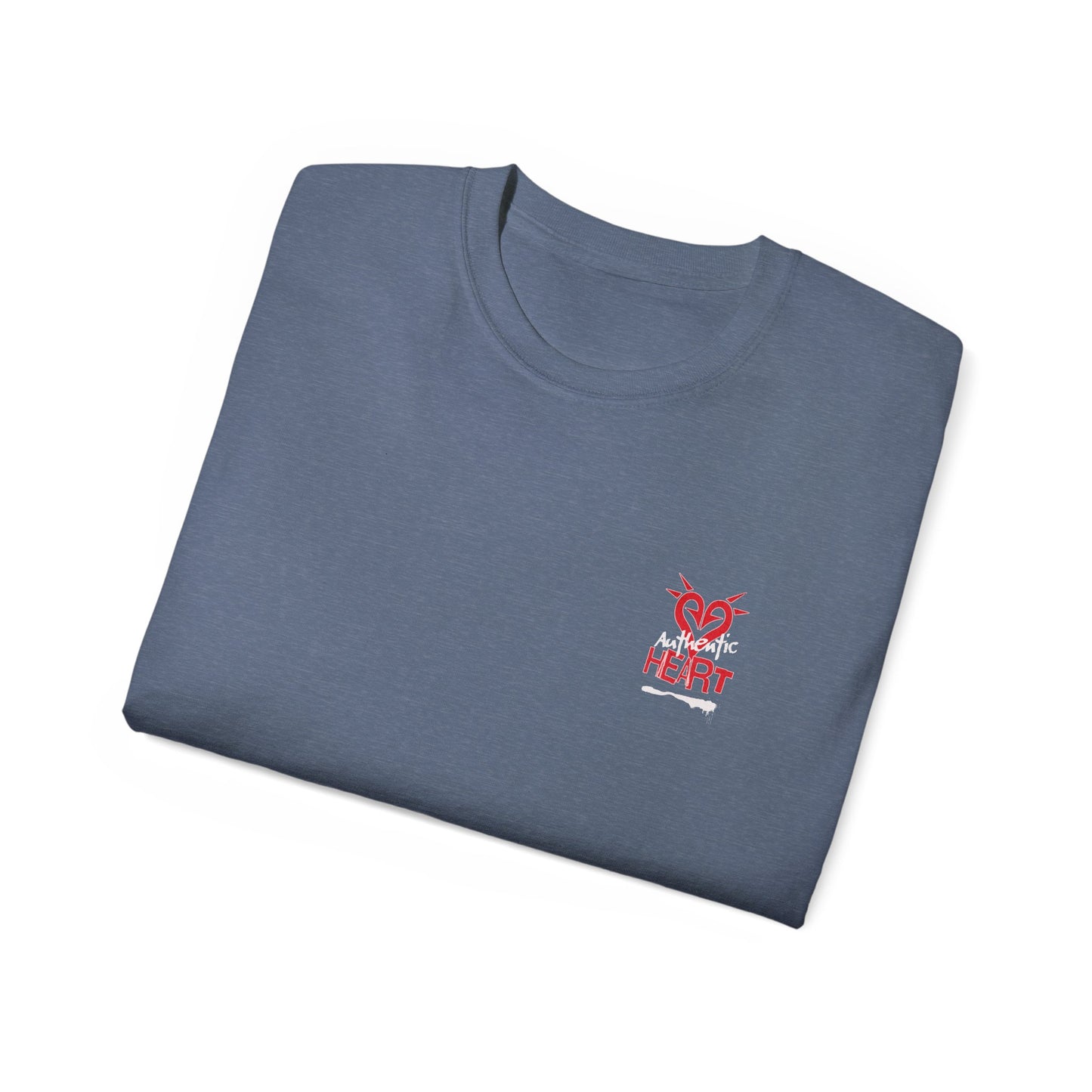 TRUE AUTHENTIC Authentic Heart Unisex Ultra Cotton Tee – Bold Graphic T-Shirt for Expressive Wear