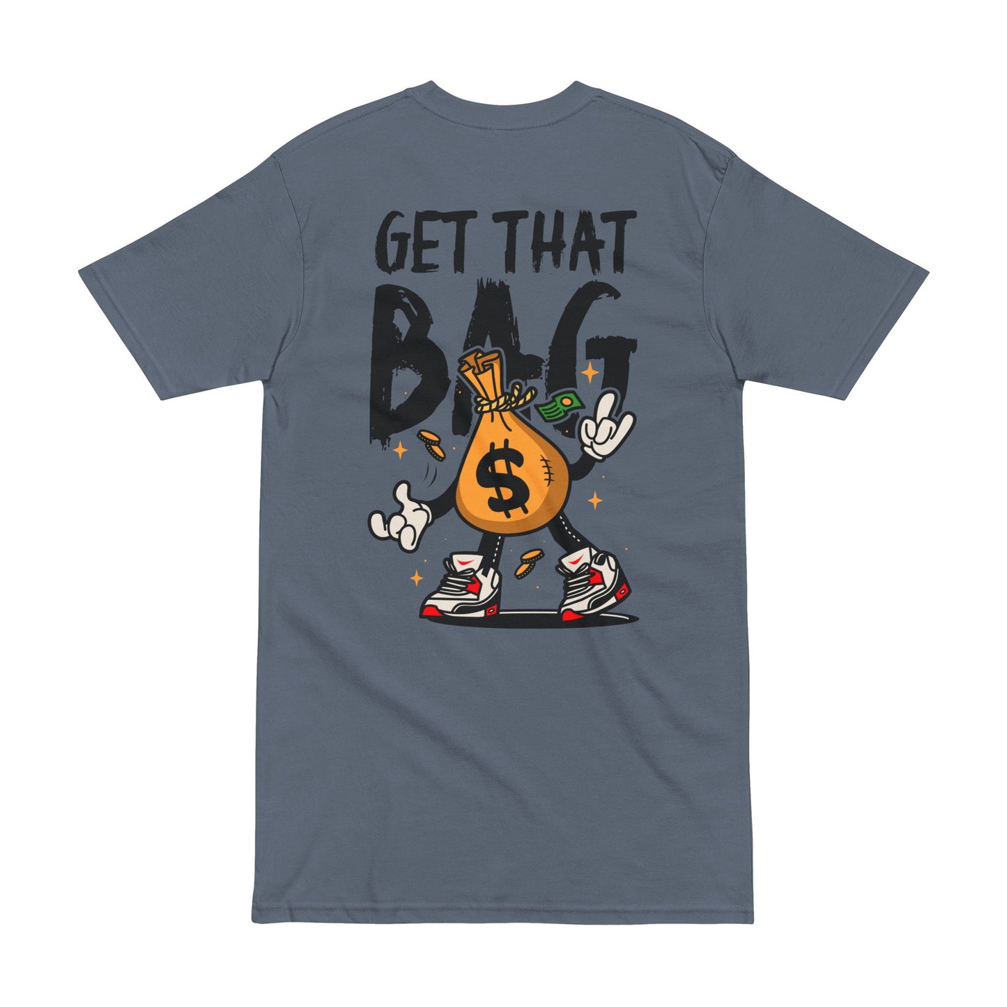 Get That Bag Graphic Tee for Hustlers — Men’s Heavyweight Tee