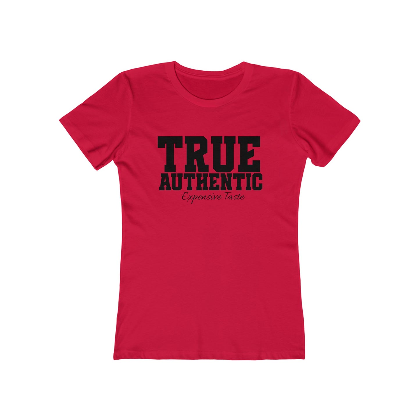True Authentic Women's Boyfriend Tee – Casual Style for Fashion Lovers