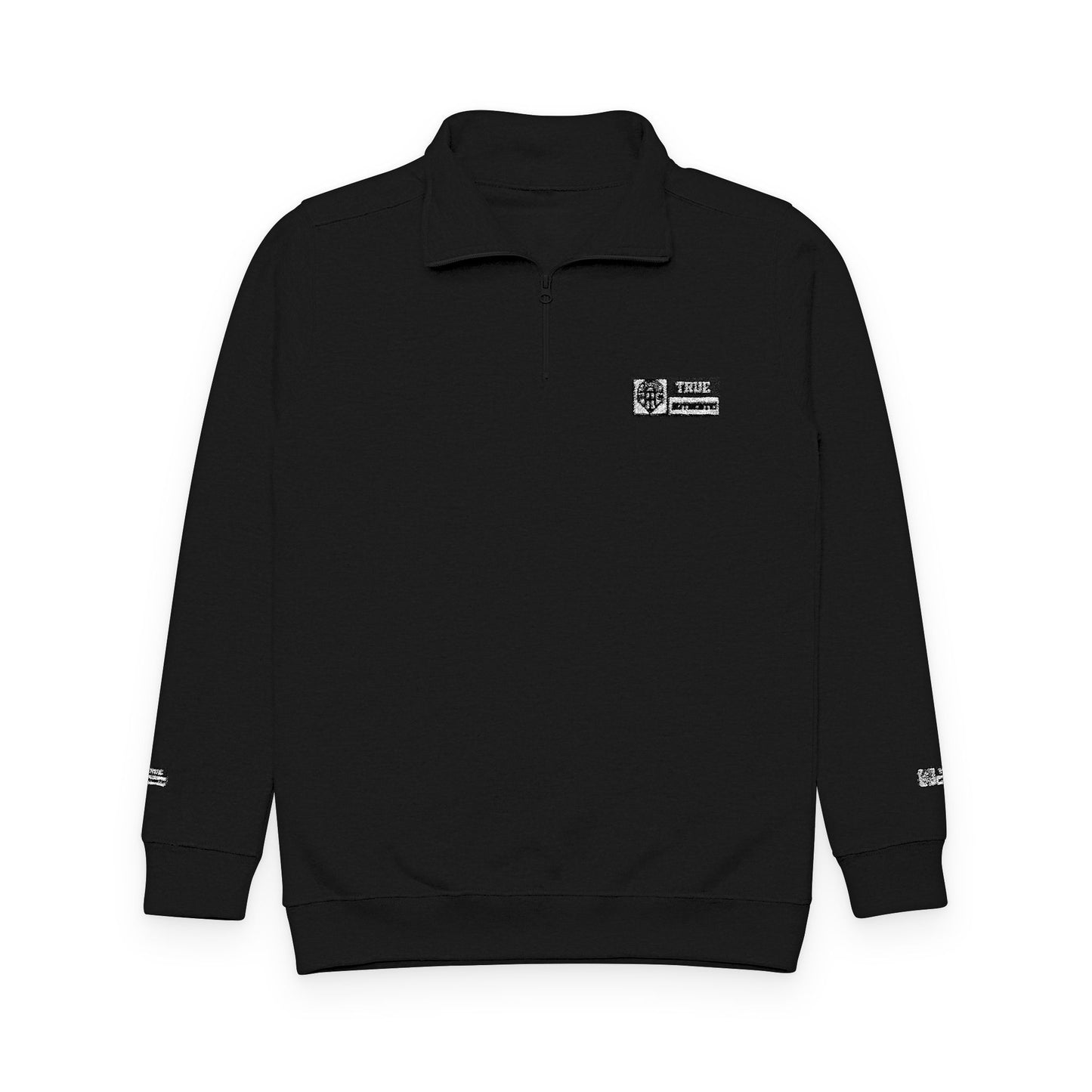 TRUE AUTHENTIC TAG LOGO Cozy Unisex Fleece Pullover with Embroidered Design