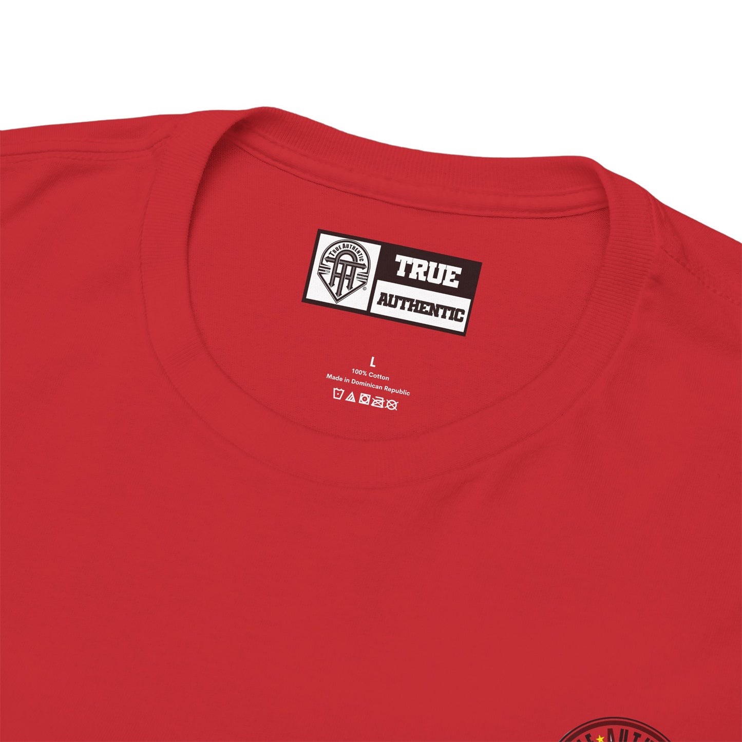 TRUE AUTHENTIC Logo Unisex Heavy Cotton Tee – Timeless Comfort with a Bold Graphic Statement