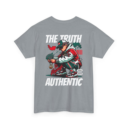 Authentic Truth Unisex Heavy Cotton Tee - Streetwear Graphic T-Shirt