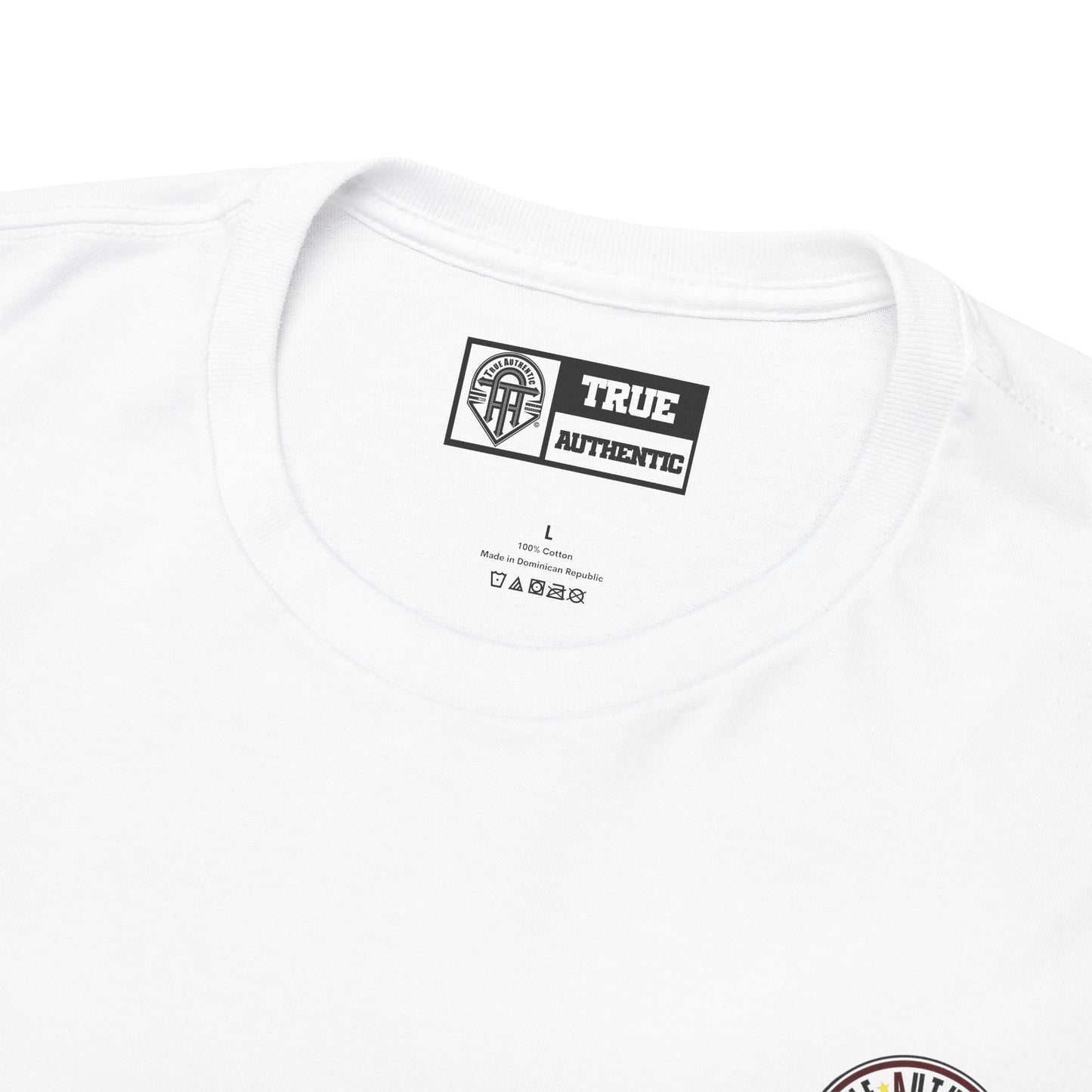 TRUE AUTHENTIC Logo Unisex Heavy Cotton Tee – Timeless Comfort with a Bold Graphic Statement