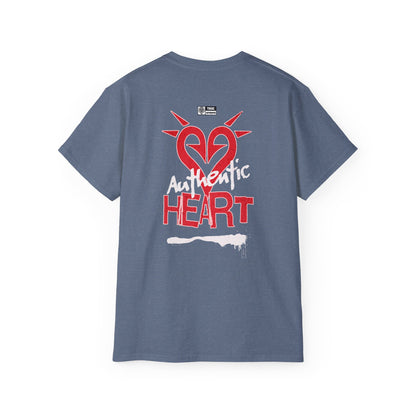 TRUE AUTHENTIC Authentic Heart Unisex Ultra Cotton Tee – Bold Graphic T-Shirt for Expressive Wear
