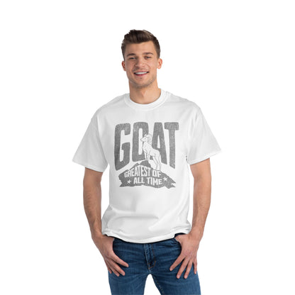 TRUE AUTHENTIC “GOAT” Short-Sleeve T-Shirt – Greatest of All Time Cotton Tee for Everyday Comfort