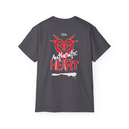 TRUE AUTHENTIC Authentic Heart Unisex Ultra Cotton Tee – Bold Graphic T-Shirt for Expressive Wear