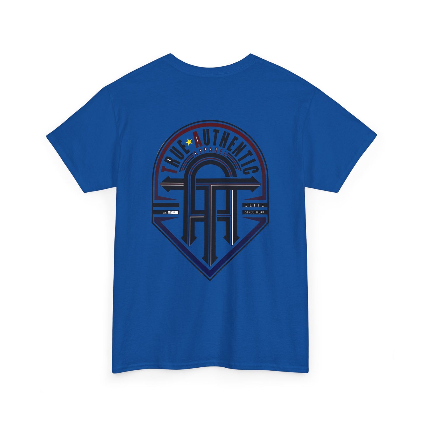 TRUE AUTHENTIC Logo Unisex Heavy Cotton Tee – Timeless Comfort with a Bold Graphic Statement
