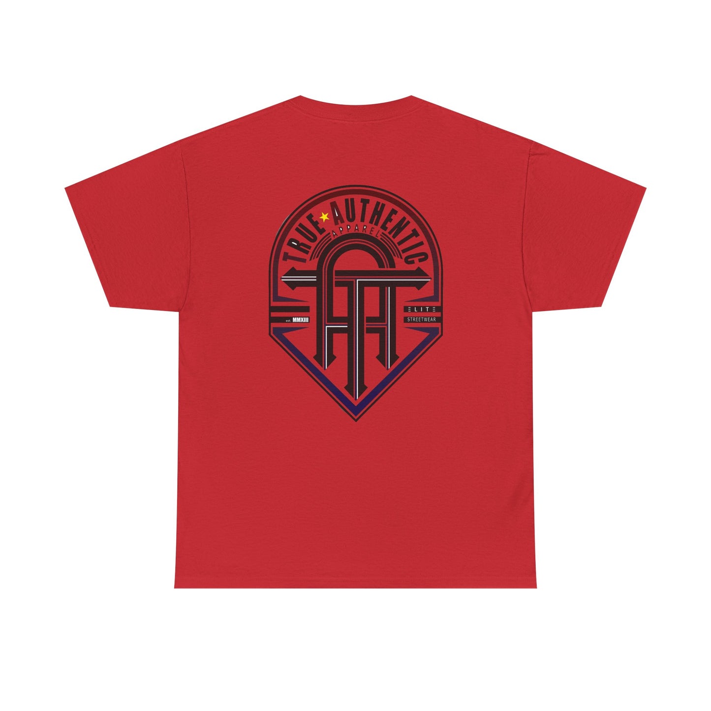 TRUE AUTHENTIC Logo Unisex Heavy Cotton Tee – Timeless Comfort with a Bold Graphic Statement