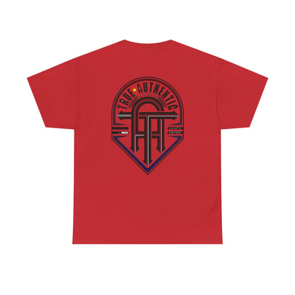 TRUE AUTHENTIC Logo Unisex Heavy Cotton Tee – Timeless Comfort with a Bold Graphic Statement