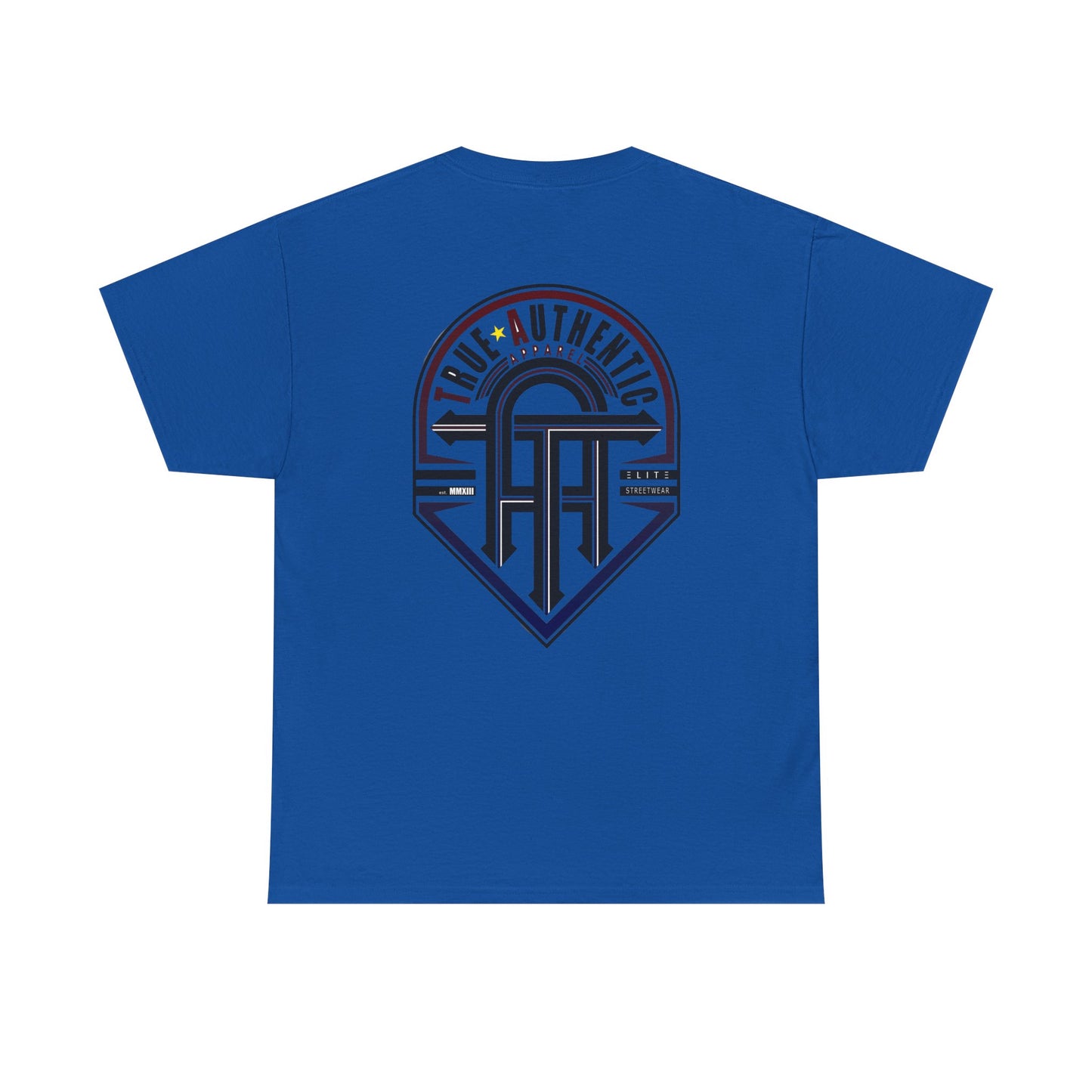 TRUE AUTHENTIC Logo Unisex Heavy Cotton Tee – Timeless Comfort with a Bold Graphic Statement