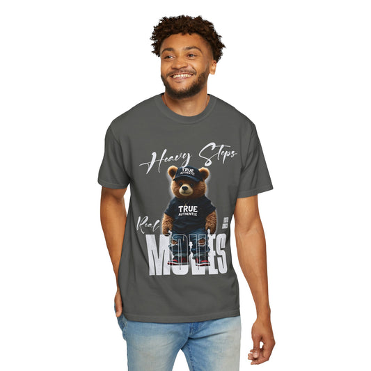 True Authentic Men's Heavyweight Bear Graphic T-shirt