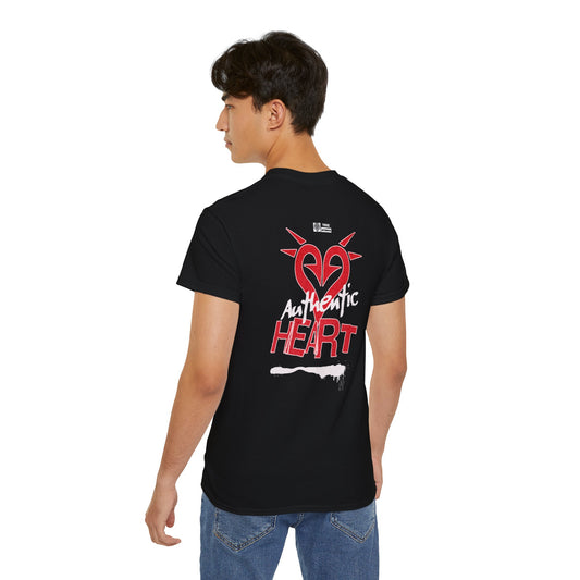 TRUE AUTHENTIC Authentic Heart Unisex Ultra Cotton Tee – Bold Graphic T-Shirt for Expressive Wear