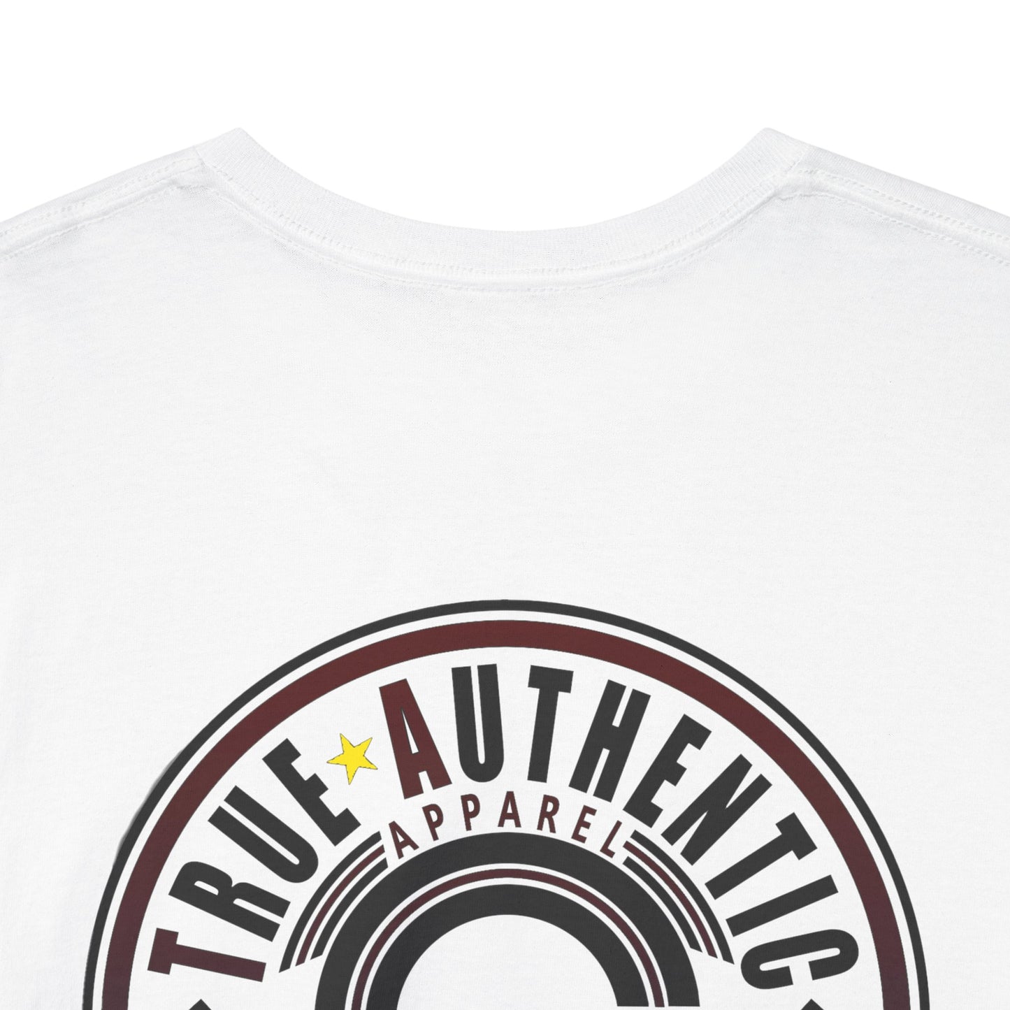 TRUE AUTHENTIC Logo Unisex Heavy Cotton Tee – Timeless Comfort with a Bold Graphic Statement