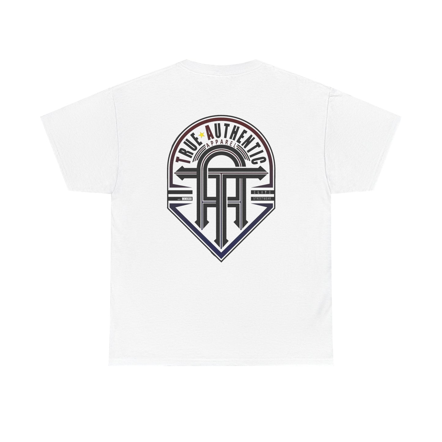 TRUE AUTHENTIC Logo Unisex Heavy Cotton Tee – Timeless Comfort with a Bold Graphic Statement
