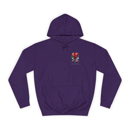 TRUE AUTHENTIC Inspirational Unisex College Hoodie - Hold the Vision, Trust the Process
