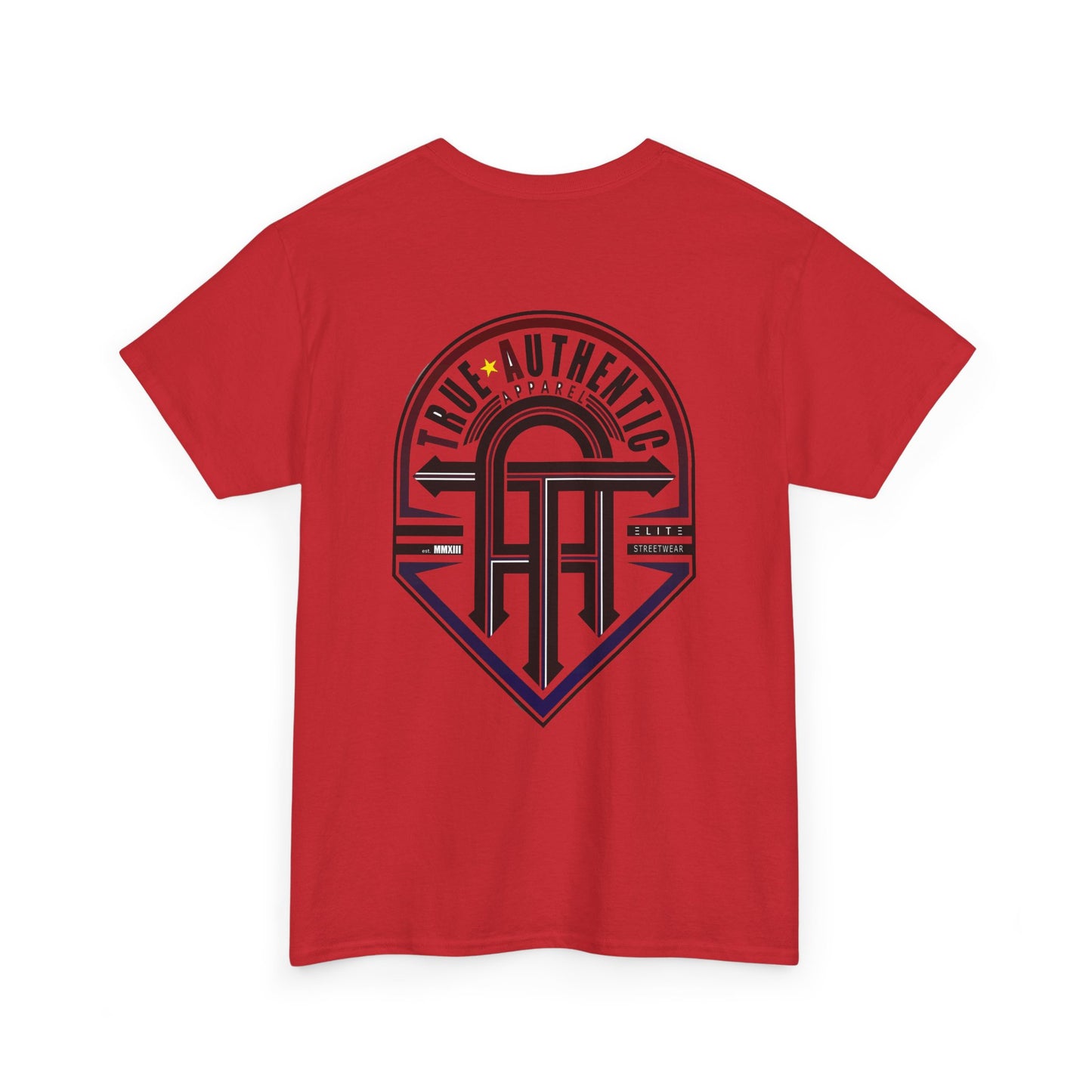 TRUE AUTHENTIC Logo Unisex Heavy Cotton Tee – Timeless Comfort with a Bold Graphic Statement
