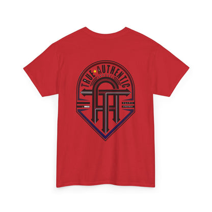TRUE AUTHENTIC Logo Unisex Heavy Cotton Tee – Timeless Comfort with a Bold Graphic Statement