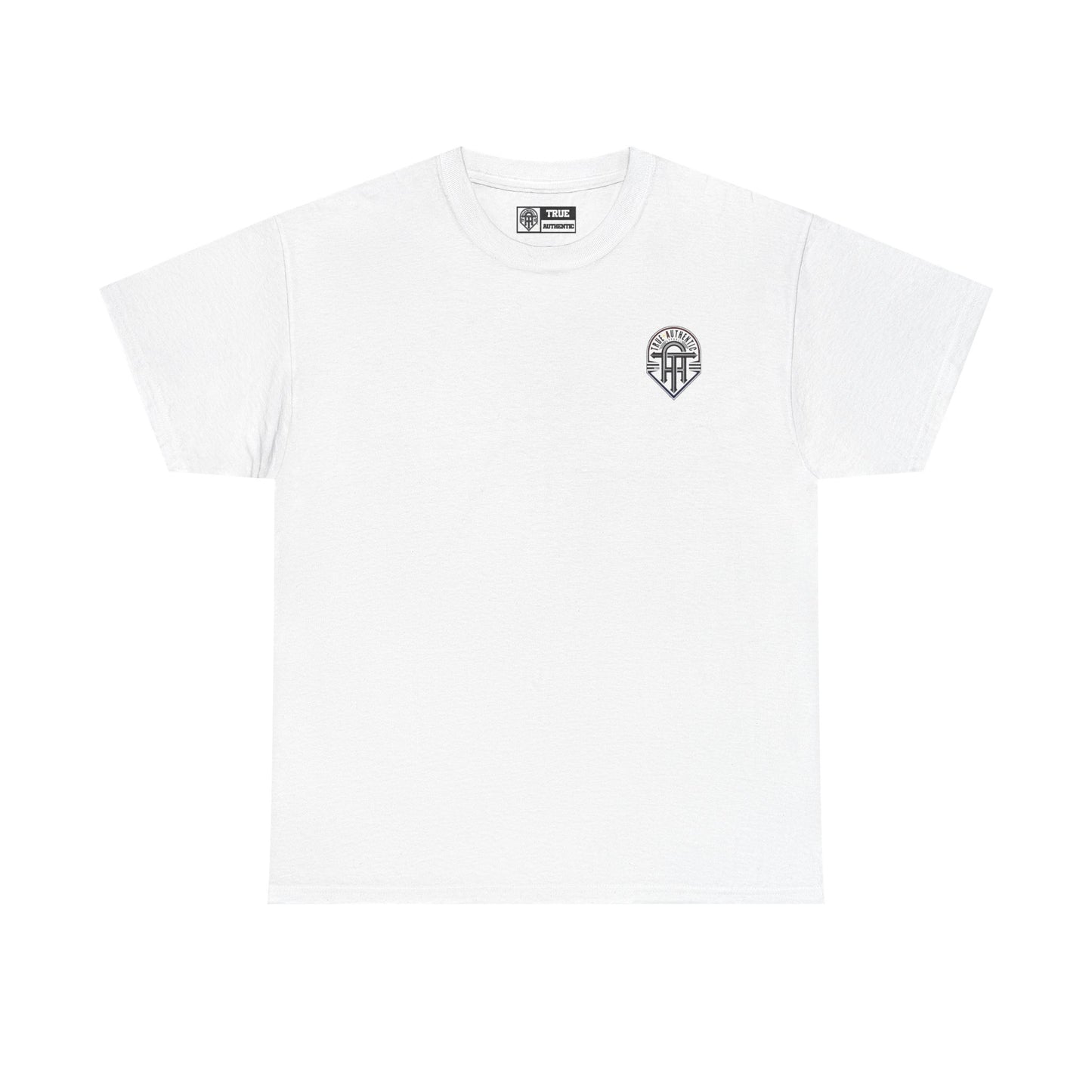 TRUE AUTHENTIC Logo Unisex Heavy Cotton Tee – Timeless Comfort with a Bold Graphic Statement