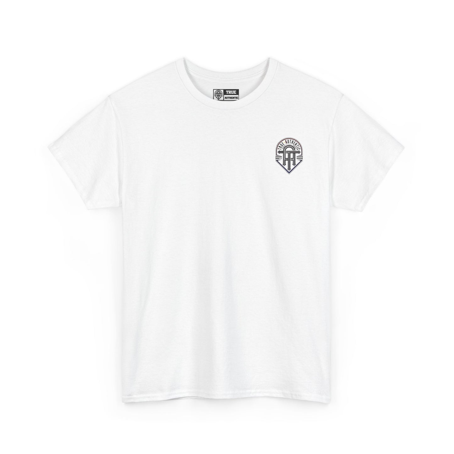 TRUE AUTHENTIC Logo Unisex Heavy Cotton Tee – Timeless Comfort with a Bold Graphic Statement