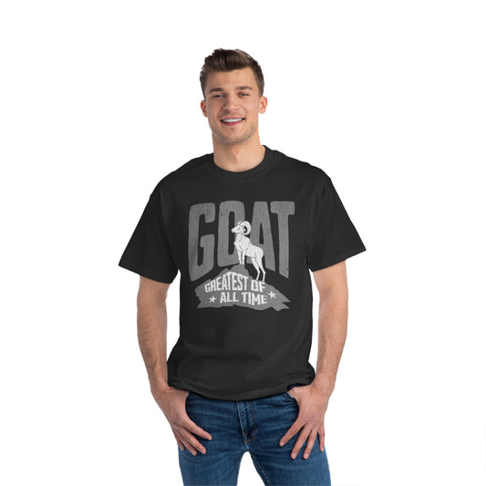TRUE AUTHENTIC “GOAT” Short-Sleeve T-Shirt – Greatest of All Time Cotton Tee for Everyday Comfort