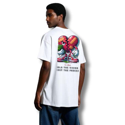 TRUE AUTHENTIC  "Hold the Vision, Trust the Process"Men's Heavyweight Tee -