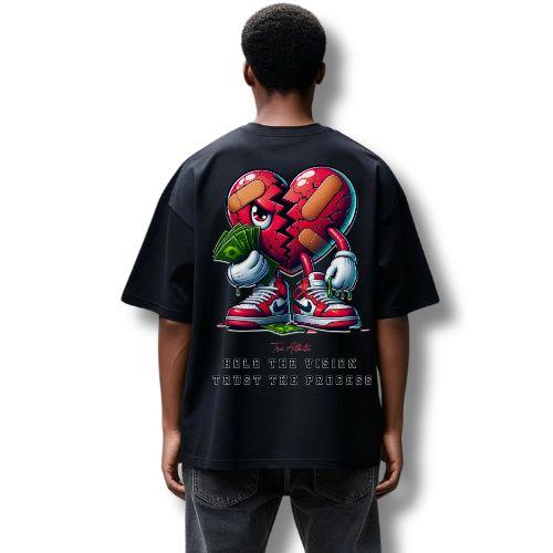 TRUE AUTHENTIC  "Hold the Vision, Trust the Process"Men's Heavyweight Tee -