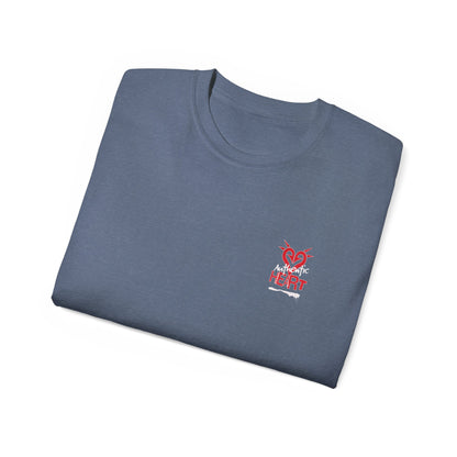 TRUE AUTHENTIC Authentic Heart Unisex Ultra Cotton Tee – Bold Graphic T-Shirt for Expressive Wear