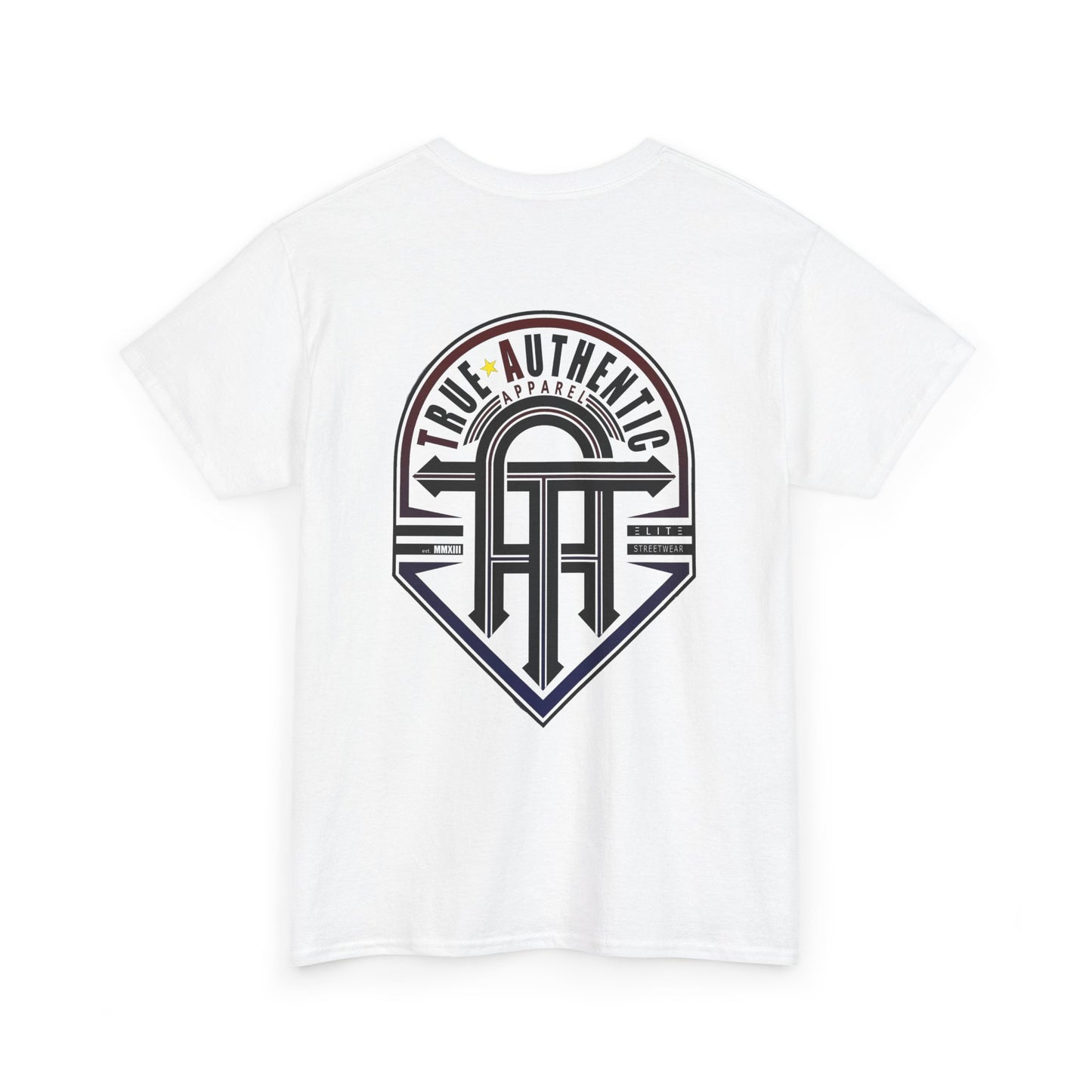 TRUE AUTHENTIC Logo Unisex Heavy Cotton Tee – Timeless Comfort with a Bold Graphic Statement