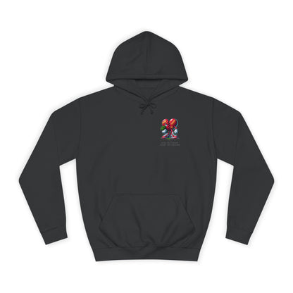 TRUE AUTHENTIC Inspirational Unisex College Hoodie - Hold the Vision, Trust the Process