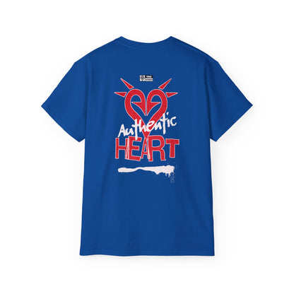 TRUE AUTHENTIC Authentic Heart Unisex Ultra Cotton Tee – Bold Graphic T-Shirt for Expressive Wear