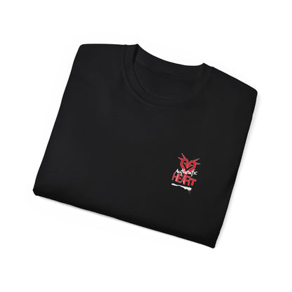 TRUE AUTHENTIC Authentic Heart Unisex Ultra Cotton Tee – Bold Graphic T-Shirt for Expressive Wear