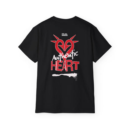 TRUE AUTHENTIC Authentic Heart Unisex Ultra Cotton Tee – Bold Graphic T-Shirt for Expressive Wear