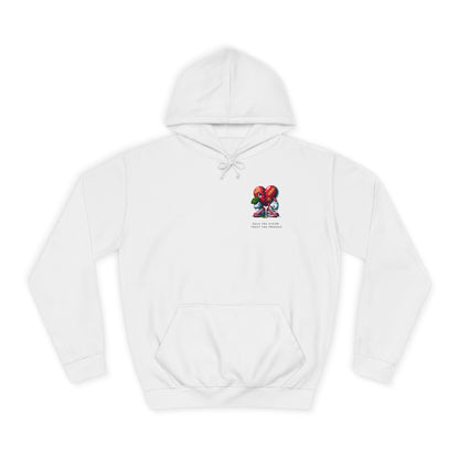 TRUE AUTHENTIC Inspirational Unisex College Hoodie - Hold the Vision, Trust the Process