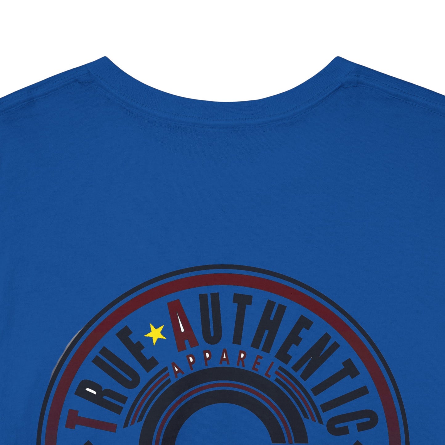 TRUE AUTHENTIC Logo Unisex Heavy Cotton Tee – Timeless Comfort with a Bold Graphic Statement