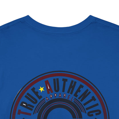 TRUE AUTHENTIC Logo Unisex Heavy Cotton Tee – Timeless Comfort with a Bold Graphic Statement