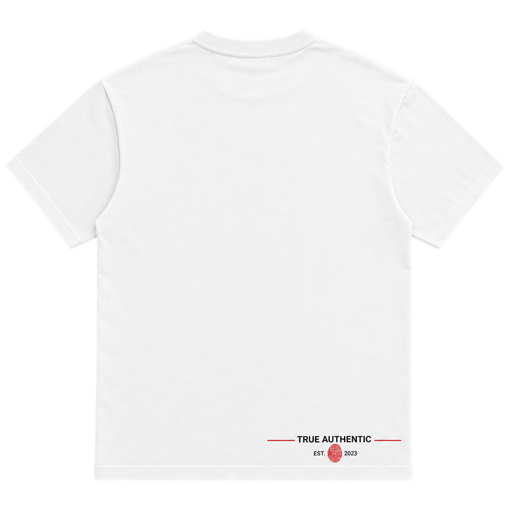 Proof of Identity Bear 300GSM T-Shirt White - Back