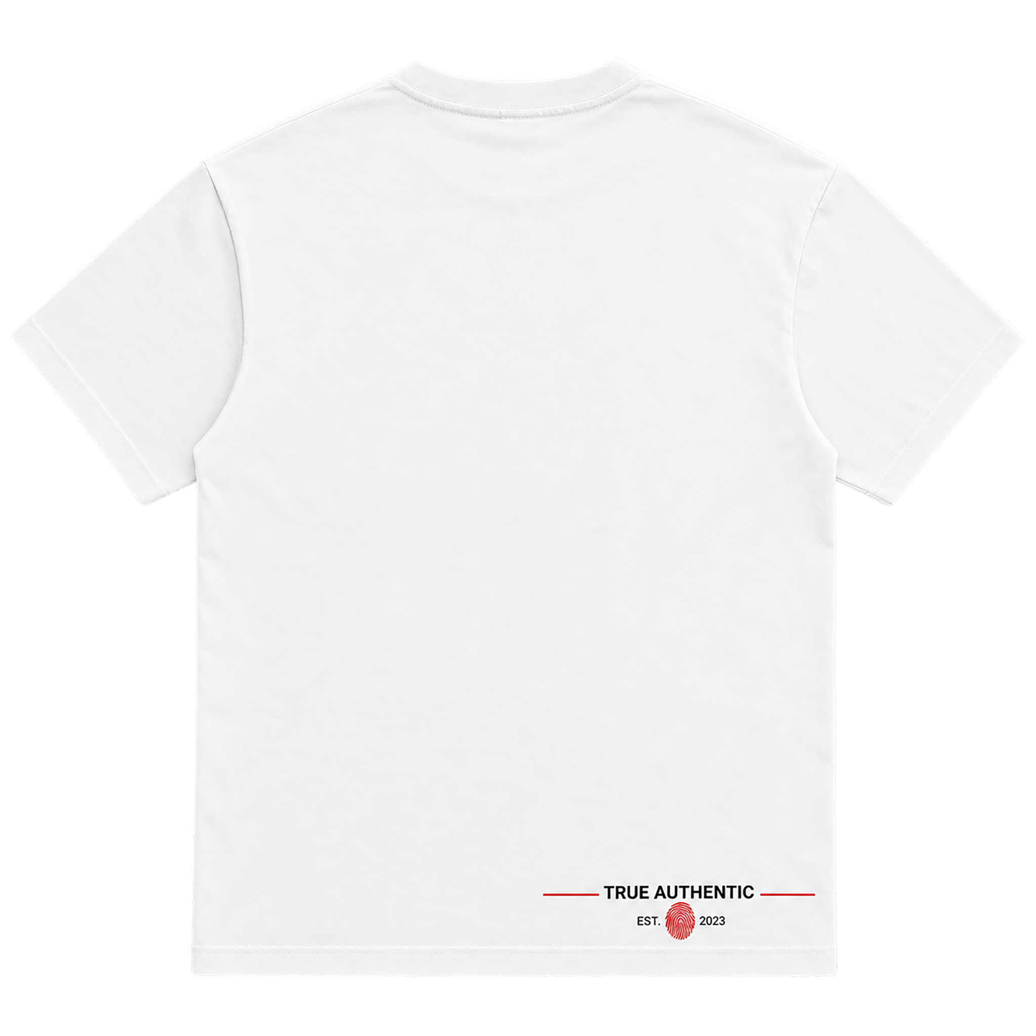 Proof of Identity Bear 300GSM T-Shirt White - Back