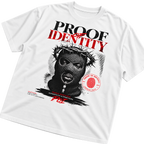 Proof of Identity Bear 300GSM T-Shirt White - Lifestyle