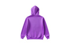 Purple hoodie on a white background
